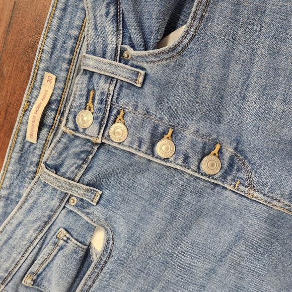 Levis Button Front 721 High Rise Ankle Skinny Women's Jeans - Picture 6 of 12